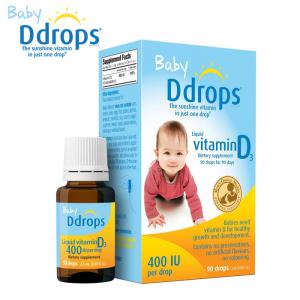 美国Baby Ddrops 维生素D3滴剂2.5ml（美版）