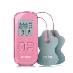 日本原装进口 欧姆龙OMRON按摩仪 舒缓疼痛便携式 低周波颈椎 HV-F021粉色