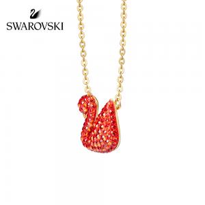 施华洛世奇红色天鹅（大）ICONIC SWAN 时尚经典 女项链